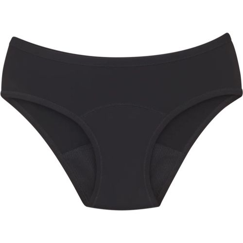 Period Underwear Classic: Medium Flow Black bragas menstruales de tela para menstruaciones medias tamaño XS 1 ud - Snuggs - Modalova