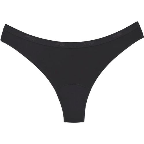 Period Underwear Brazilian: Light Flow Black bragas menstruales de tela para flujo poco abundante tamaño S Black 1 ud - Snuggs - Modalova