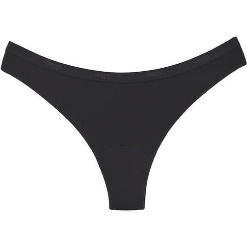 Period Underwear Brazilian: Light Flow Black bragas menstruales de tela para flujo poco abundante tamaño L Black 1 ud - Snuggs - Modalova