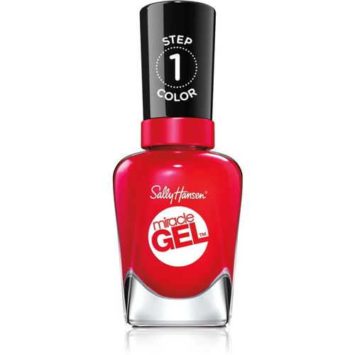 Miracle Gel™ esmalte para uñas en gel sin usar lámpara UV/LED tono 470 Red Eye 14,7 ml - Sally Hansen - Modalova