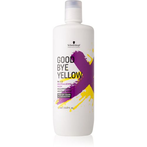 Goodbye Yellow Shampoo zum Neutralisieren von Gelbstich für gefärbtes Haar oder Strähnen 1000 ml - Schwarzkopf Professional - Modalova