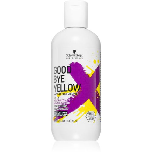 Goodbye Yellow champú para neutralizar el tono amarillo para cabello teñido y con mechas 300 ml - Schwarzkopf Professional - Modalova