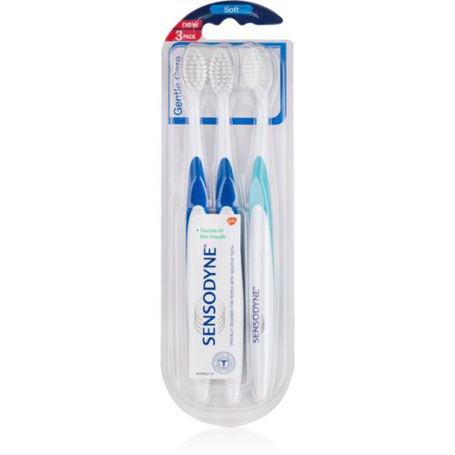 Gentle Care Triopack Soft cepillos de dientes suaves 3 ud - Sensodyne - Modalova