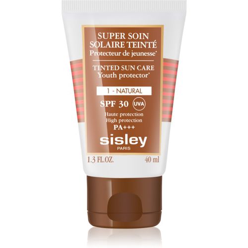 Super Soin Solaire Teinté crema facial protectora con color SPF 30 tono 1 Natural 40 ml - Sisley - Modalova