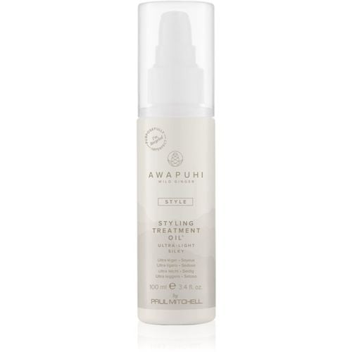 Awapuhi Wild Ginger Styling Treatment Oil olio rigenerante per capelli rovinati e secchi 100 ml - Paul Mitchell - Modalova