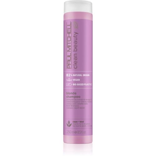 Clean Beauty Blonde Shampoo champú violeta para cabellos expuestos a la contaminación atmosférica 250 ml - Paul Mitchell - Modalova