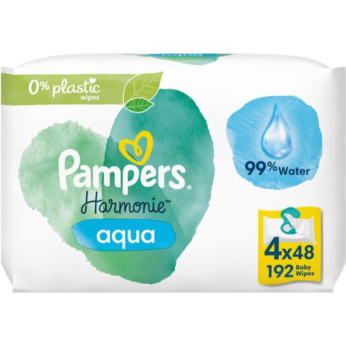 Harmonie Aqua salviette detergenti umidificate per bambini 4x48 pz - Pampers - Modalova