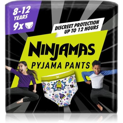 Ninjamas Pyjama Pants pannolini a mutandina da notte 27-43 kg Spaceships 9 pz - Pampers - Modalova