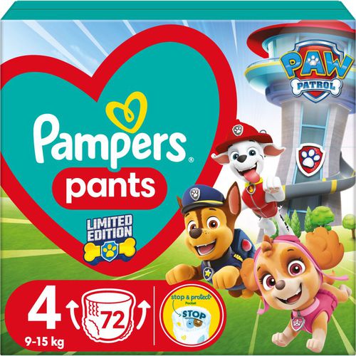 Pants Paw Patrol Size 4 pañales-braguita desechables 9-15 kg 72 ud - Pampers - Modalova