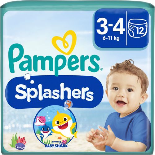 Splashers 3-4 pannolini a costume usa e getta 6-11 kg 12 pz - Pampers - Modalova