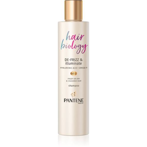 Hair Biology De-Frizz & Illuminate Shampoo für trockenes und gefärbtes Haar 250 ml - Pantene - Modalova