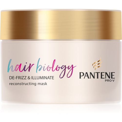 Hair Biology De-Frizz & Illuminate Maske für die Haare für trockenes und gefärbtes Haar 160 ml - Pantene - Modalova