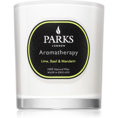 Aromatherapy Lime, Basil & Mandarin candela profumata 220 g - Parks London - Modalova