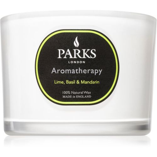 Aromatherapy Lime, Basil & Mandarin candela profumata 350 g - Parks London - Modalova