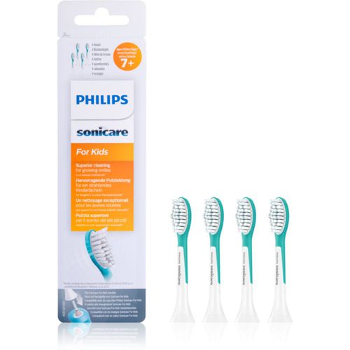 Sonicare For Kids 7+ Standard HX6044/33 recambio para cepillo de dientes 4 ud - Philips - Modalova