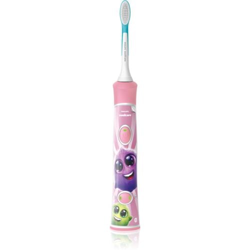 Sonicare For Kids HX6352/42 spazzolino elettrico sonico per bambini con Bluetooth Pink 1 pz - Philips - Modalova