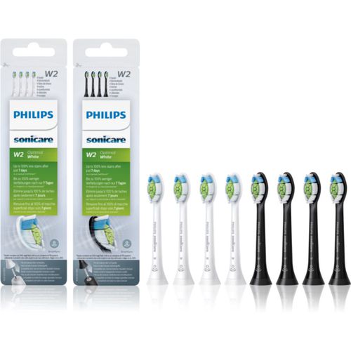 Sonicare Optimal White HX6064/10+HX6064/11 testine di ricambio per spazzolino - Philips - Modalova