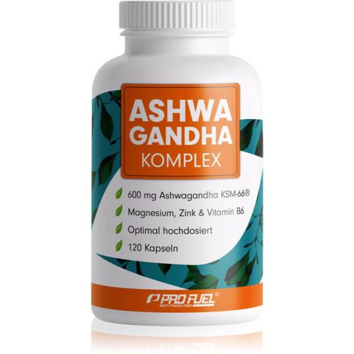 Ashwagandha Komplex Kapseln trägt zur normalen Funktion des Nervensystems bei 120 KAP - ProFuel - Modalova