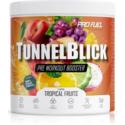 Tunnelblick Pre Workout Booster Förderung der sportlichen Leistung Geschmack Tropical Fruits 440 g - ProFuel - Modalova