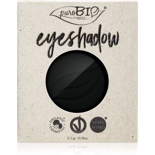 Compact Eyeshadows ombretti ricarica colore 04 Black 2,5 g - puroBIO Cosmetics - Modalova