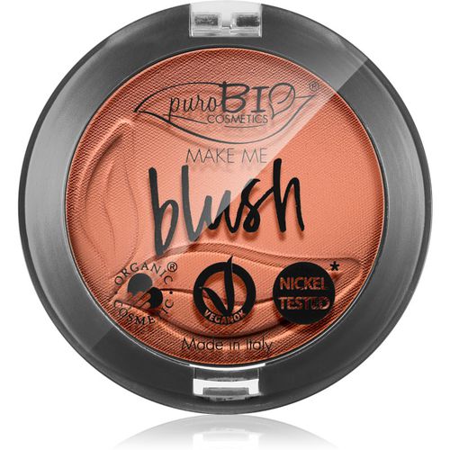 Long-lasting Blush blush lunga durata colore 02 Matte Coral Pink 5,2 g - puroBIO Cosmetics - Modalova