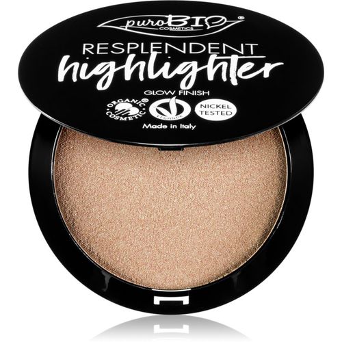 Resplendent Highlighter illuminante in crema colore 01 Sparkling Wine 9 g - puroBIO Cosmetics - Modalova