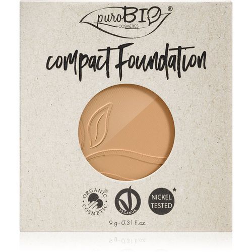 Compact Foundation maquillaje compacto en polvo recarga SPF 10 tono 03 9 g - puroBIO Cosmetics - Modalova