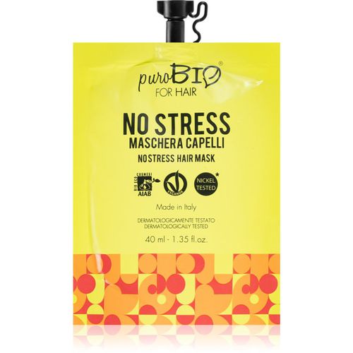 No Stress mascarilla revitalizante para el cabello 40 ml - puroBIO Cosmetics - Modalova