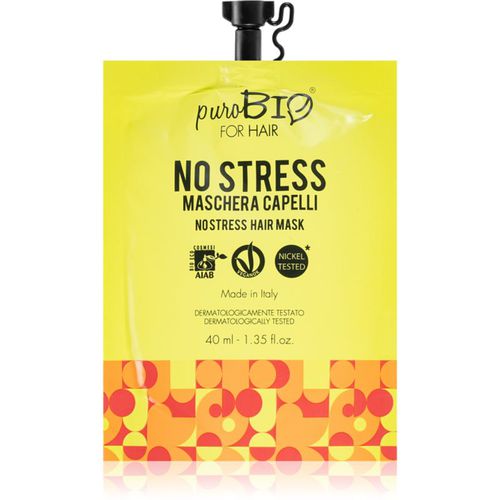 No Stress maschera rivitalizzante per capelli 40 ml - puroBIO Cosmetics - Modalova