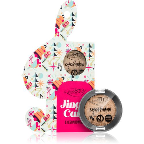 Jingle Care Eyeshadow Box sombra de ojos edición de regalo tono 01 Sparkling Wine 2,5 g - puroBIO Cosmetics - Modalova