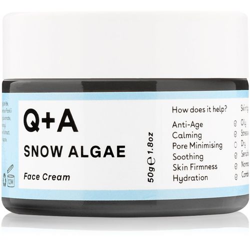 Snow Algae crema nutriente idratante per pelli sensibili secche e molto secche 50 g - Q+A - Modalova