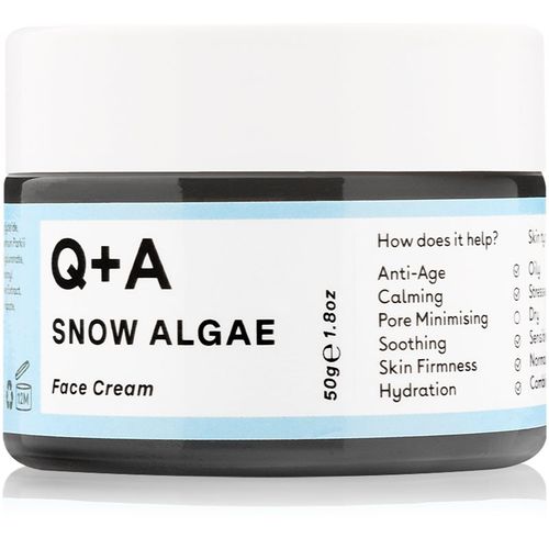 Snow Algae nährende feuchtigkeitsspendende Creme für trockene bis sehr trockene empfindliche Haut 50 g - Q+A - Modalova