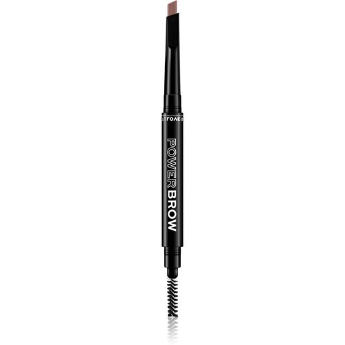 Power Brow lápiz para cejas con cepillo tono Brown 0,3 g - Revolution Relove - Modalova