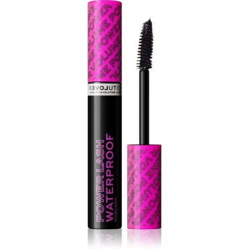 Power Lash máscara de pestañas para dar volumen resistente al agua tono Black 8 ml - Revolution Relove - Modalova