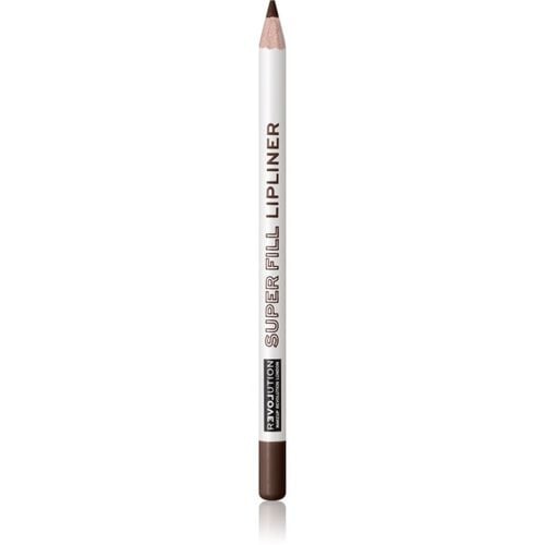 Super Fill lápiz delineador para labios tono Wonder (deep brown) 1 g - Revolution Relove - Modalova