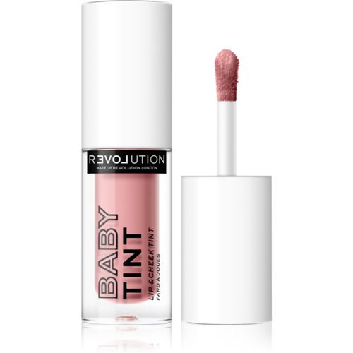 Baby Tint blush liquido e lucidalabbra colore Baby 1,4 ml - Revolution Relove - Modalova