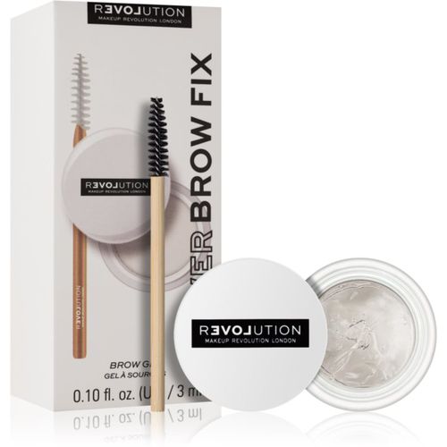 Power Brow gel para cejas con pincel tono Clear 3 ml - Revolution Relove - Modalova