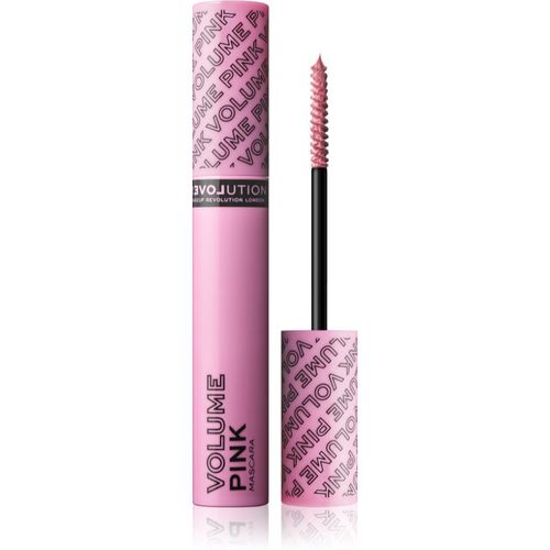 Volume máscara de pestañas para dar volumen tono Pink 7 ml - Revolution Relove - Modalova