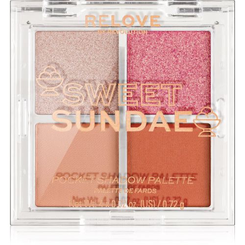 Pocket Palette Lidschattenpalette Farbton Sweet Sundae 4x0.72 g - Revolution Relove - Modalova