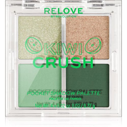 Pocket Palette paleta de sombras de ojos tono Kiwi Crush 4x0.72 g - Revolution Relove - Modalova