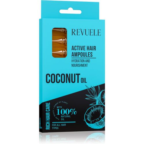 Coconut Oil Active Hair Ampoules siero per capelli nutriente e idratante 8x5 ml - Revuele - Modalova