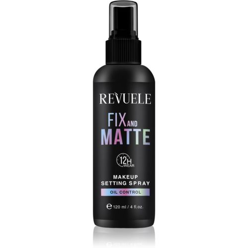 Makeup Setting Spray Fix And Matte spray fijador de maquillaje matificante 120 ml - Revuele - Modalova