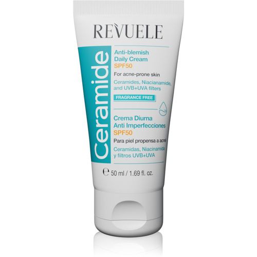 Ceramide Anti-Blemish Daily Cream crema protettiva giorno per pelli problematiche, acne SPF 50 50 ml - Revuele - Modalova