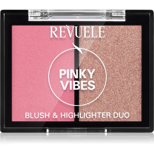 Blush & Highlighter Duo blush e illuminante colore Pinky Vibes 8 g - Revuele - Modalova