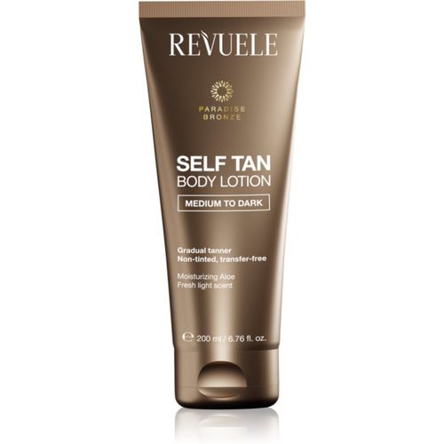 Paradise Bronze Self Tan Body Lotion leche autobronceadora para un bronceado progresivo tono Medium To Dark 200 ml - Revuele - Modalova