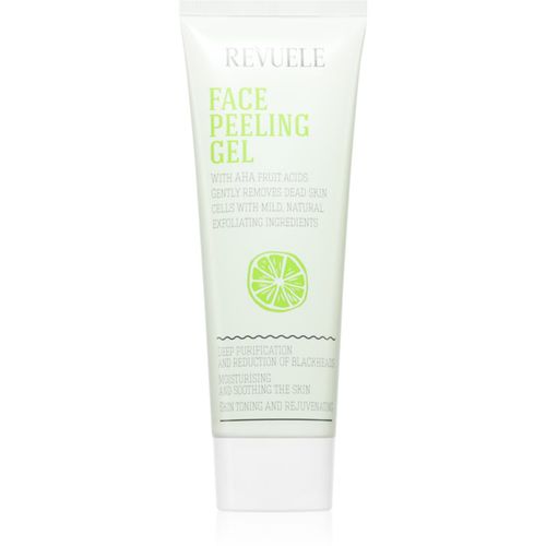 Face Peeling Gel AHA Fruit Acids esfoliante detergente viso contro i punti neri 80 ml - Revuele - Modalova