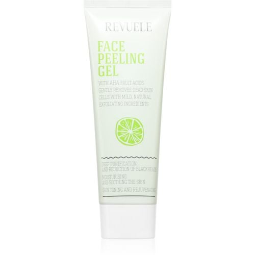 Face Peeling Gel AHA Fruit Acids reinigendes Hautpeeling gegen Mitesser 80 ml - Revuele - Modalova