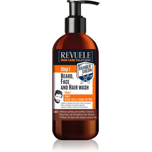 Men Care Solutions Barber Salon champú para el cabello y la barba 3 en 1 300 ml - Revuele - Modalova