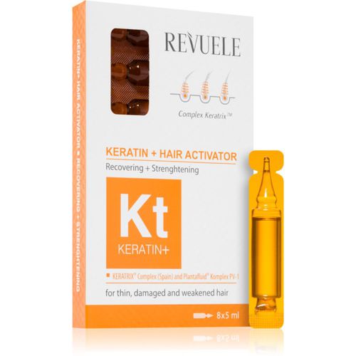 Keratin+ Ampulle für dünnes, gestresstes Haar 8x5 ml - Revuele - Modalova