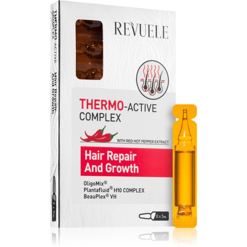 Thermo-Active Complex Hair Repair And Growth fiala per stimolare la crescita e rinforzare i capelli dalle radici 8x5 ml - Revuele - Modalova